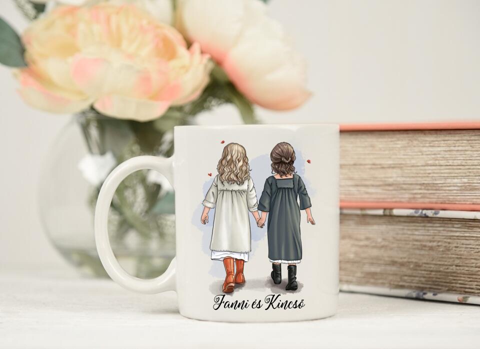 Legjobb lány tesók bögréje