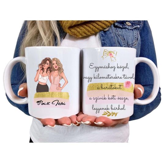 Vagány barátnők bögréje